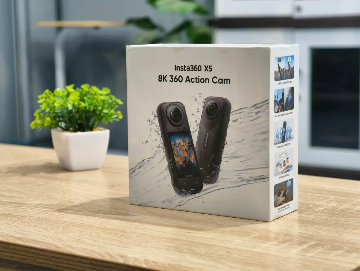 กล่องกล้อง Insta360 X5 8K 360 Action Cam มือสอง